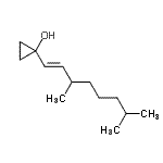 CAS#: 65147-72-0， 1-[(1E)-3,7-Dimethyl-1-octen-1-yl]cyclopropanol