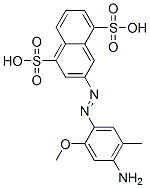 CAS#: 65151-27-1， 3-[(4-Amino-2-Methoxy-5-Methylphenyl)Azo]Naphthalene-1,5-Disulphonic Acid
