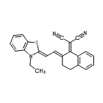 CAS#: 65155-84-2， [(2E)-2-[(2Z)-2-(3-Ethyl-1,3-benzothiazol-2(3H)-ylidene)ethylidene]-3,4-dihydro-1(2H)-naphthalenylidene]malononitrile