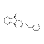 structure of CAS# 65162-83-6, 2-{[(Benzyloxy)carbonyl]oxy}-1H-isoindole-1,3(2H)-dione;N-(Benzyl-Oxycarbonyl-Oxy)-Phthalimide;N-(BENZYLOXYCARBONYLOXY)-PHTHALIMIDE;MFCD00158644