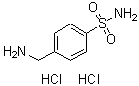 structure of CAS# 65195-43-9, 4-(Aminomethyl)benzenesulfonamide dihydrochloride;4-HOMOSULFANILAMIDE HYDROCHLORIDE