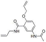 CAS#: 6525-27-5， 5-(Acetylamino)-N-Allyl-2-(Allyloxy)Benzamide