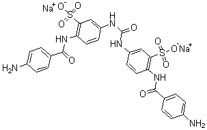 CAS#: 6527-68-0， 3,3'-(Carbonyldiimino)Bis[6-[(4-Aminobenzoyl)Amino]-Benzenesulfonic Acid] Disodium Salt