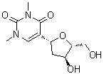 CAS#: 65358-16-9， (1R)-1,4-Anhydro-2-deoxy-1-(1,3-dimethyl-2,4-dioxo-1,2,3,4-tetrahydro-5-pyrimidinyl)-D-erythro-pentitol