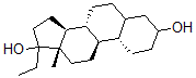 CAS#: 65376-43-4， (17alpha)-19-Norpregnane-3,17-diol