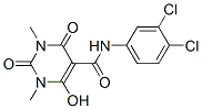 CAS 登录号：65400-98-8， N-(3,4-二氯苯基)-1,2,3,4-四氢-6-羟基-1,3-二甲基-2,4-二氧代嘧啶-5-甲酰胺