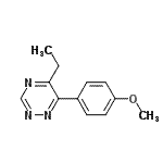 CAS#: 654069-73-5， 5-Ethyl-6-(4-methoxyphenyl)-1,2,4-triazine