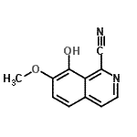 CAS#: 654077-41-5， 8-Hydroxy-7-methoxy-1-isoquinolinecarbonitrile