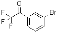 structure of CAS# 655-26-5, 3'-Bromo-2,2,2-Trifluoroacetophenone;1-(3-Bromophenyl)-2,2,2-Trifluoroethan-1-One;3'-Bromo-2,2,2-Trifluoroacetophenone 98%;3'-BROMO-2,2,2-TRIFLUOROACETOPHENONE