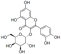 CAS#: 65549-68-0， 2-(3,4-Dihydroxyphenyl)-3-(alpha-D-Galactopyranosyloxy)-5,7-Dihydroxy-4H-1-Benzopyran-4-One