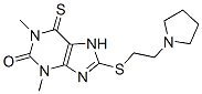 CAS#: 6559-86-0， 8-[[2-(1-Pyrrolidinyl)Ethyl]Thio]-6,7-Dihydro-1,3-Dimethyl-6-Thioxo-1H-Purin-2(3H)-One