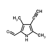 CAS#: 65613-21-0， 4-Ethynyl-3,5-dimethyl-1H-pyrrole-2-carbaldehyde