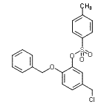 CAS#: 65615-25-0， 2-(Benzyloxy)-5-(chloromethyl)phenyl 4-methylbenzenesulfonate