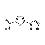 CAS#: 656226-63-0， 5-(1H-Pyrazol-3-yl)-2-thiophenecarboxylic acid