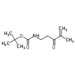 CAS#: 656240-55-0， 2-Methyl-2-propanyl (4-methyl-3-oxo-4-penten-1-yl)carbamate