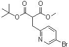 CAS#: 656801-27-3， Methyl 2-methyl-2-propanyl [(5-bromo-2-pyridinyl)methyl]malonate