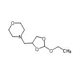CAS#: 656814-53-8， 4-[(2-Ethoxy-1,3-dioxolan-4-yl)methyl]morpholine