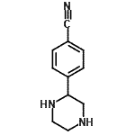CAS#: 65709-35-5， 4-(2-Piperazinyl)benzonitrile
