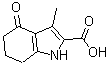 structure of CAS# 6577-89-5, 4,5,6,7-Tetrahydro-3-Methyl-4-Oxo-1H-Indole-2-Carboxylicacid