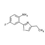 CAS#: 658076-58-5， 2-(4-Ethyl-1,3-thiazol-2-yl)-4-fluoroaniline