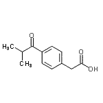 CAS 登录号：65813-68-5， (4-异丁酰基苯基)乙酸