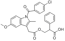 CAS#: 65828-79-7， 2-Phenyl-2-carboxyethyl 1-(4-chlorobenzoyl)-5-methoxy-2-methyl-3-indolylacetate