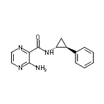 CAS#: 658683-92-2， 3-Amino-N-[(1R,2S)-2-phenylcyclopropyl]-2-pyrazinecarboxamide