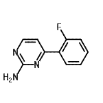 CAS 登录号：658699-90-2， 4-(2-氟苯基)-2-嘧啶胺