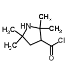 CAS#: 65870-61-3， 2,2,5,5-Tetramethyl-3-pyrrolidinecarbonyl chloride