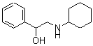structure of CAS# 6589-48-6, alpha-[(Cyclohexylamino)Methyl]-Benzenemethanol;2-(Cyclohexylamino)-1-Phenyl-Ethanol;Nciopen2_003323;Mls000108423
