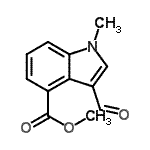 CAS#: 65923-20-8， Methyl 3-formyl-1-methyl-1H-indole-4-carboxylate