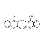 CAS#: 66-76-2， 3,3'-Methylenebis(4-Hydroxy-2H-Chromen-2-One)