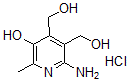 CAS#: 6600-94-8， 2-Amino-5-Hydroxy-6-Methyl-3,4-Pyridinedimethanol Hydrochloride (1:1)