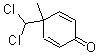 structure of CAS# 6611-78-5, 4-(Dichloromethyl)-4-Methyl-2,5-Cyclohexadien-1-One;4-(Dichloromethyl)-4-Methyl-Cyclohexa-2,5-Dien-1-One;4-(Dichloromethyl)-4-Methyl-1-Cyclohexa-2,5-Dienone;4-Dichloromethyl-4-Methyl-2,5-Cyclohexadien-1-One