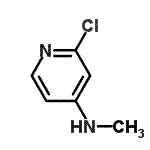 structure of CAS# 66131-68-8, 2-chloro-N-methyl-pyridin-4-amine;2-Chloro-N-methylpyridin-4-amine