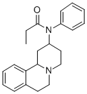 CAS 登录号：66142-87-8， N-(1,3,4,6,7,11B-六氢-2H-苯并[a]喹嗪-2-基)-N-苯基丙酰胺