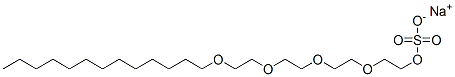 CAS#: 66161-58-8， Sodium 3,6,9,12-Tetraoxapentacosyl Sulphate