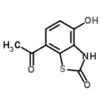 CAS#: 662111-33-3， 7-Acetyl-4-hydroxy-1,3-benzothiazol-2(3H)-one