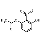 structure of CAS# 662138-32-1, 3-Hydroxy-2-nitrophenyl acetate;3-hydroxy-2-nitrophenyl acetate;3-Hydroxy-2-nitrophenyl acetate #