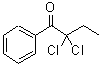 结构式 CAS# 66255-85-4, 2,2-二氯-1-苯基-1-丁酮