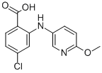 CAS#: 6626-07-9， 4-Chloro-2-[(6-Methoxy-3-Pyridinyl)Amino] Benzoic Acid