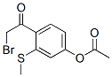 CAS#: 66264-75-3， 4-(2-Bromoacetyl)-3-(Methylthio)Phenyl Acetate
