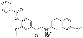 CAS#: 66264-97-9， (+)-[2-[4-(Benzoyloxy)-3-(Methylthio)Phenyl]-2-Oxoethyl][3-(4-Methoxyphenyl)-1-Methylpropyl]Ammonium Bromide