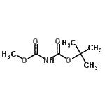 结构式 CAS# 66389-76-2, 2-甲基-2-丙基亚氨基二碳酸甲酯