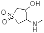 structure of CAS# 66419-61-2, 4-(Methylamino)tetrahydro-3-thiopheneol 1,1-dioxide;3-hydroxy-4-(methylamino)tetrahydro-1H-1λ<sup>6</sup>-thiophene<wbr>-1,1-dione;3-hydroxy-4-(methylamino)thiolane-1,1-dione;4-Methylamino-1,1-dioxo-tetrahydro-1λ*6*-thiophen-3-ol