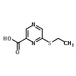 CAS#: 66533-64-0， 6-(Ethylsulfanyl)-2-pyrazinecarboxylic acid