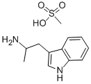 structure of CAS# 66654-22-6, alpha-Methyl-1H-Indole-3-Ethylamine Monomethanesulphonate;[2-(1H-Indol-3-Yl)-1-Methyl-Ethyl]Amine;Methanesulfonic Acid;Alpha-Methyl-1H-Indole-3-Ethylamine Monomethanesulphonate