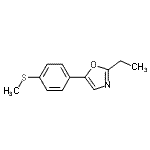 CAS#: 666702-85-8， 2-Ethyl-5-[4-(methylsulfanyl)phenyl]-1,3-oxazole