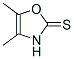structure of CAS# 6670-14-0, 4,5-Dimethyl-3H-1,3-Oxazole-2-Thione;4,5-Dimethyl-3H-Oxazole-2-Thione;2(3H)-Oxazolethione,4,5-Dimethyl-;T5791183