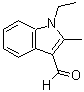 structure of CAS# 66727-64-8, 1-Ethyl-2-methyl-1H-indole-3-carbaldehyde;1-Ethyl-2-Methyl-1H-indole-3-carboxaldehyde;1-ethyl-2-methylindole-3-carbaldehyde;MFCD03906275